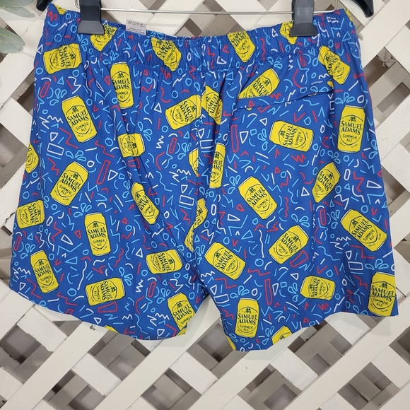 New with Tag Shinestry Samuel Adams Summer Ale Swim Shorts Size Medium - Picture 3 of 6